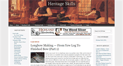 Desktop Screenshot of heritageskills.org