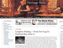 Tablet Screenshot of heritageskills.org