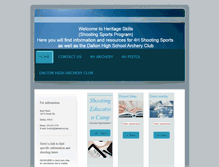Tablet Screenshot of heritageskills.com